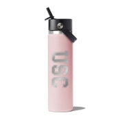 USC Trojans Pink Engraved Hydro Flask 24oz Wide Mouth Straw Lid